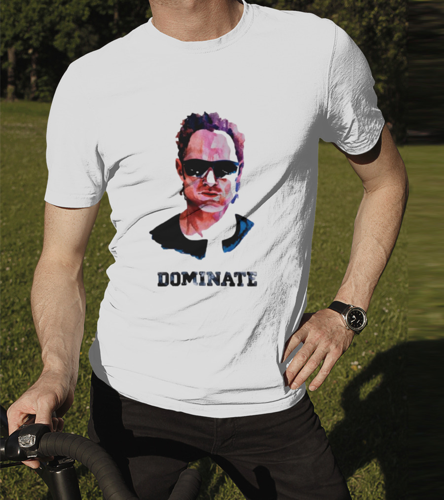 Dominate Win Lose Bold Sunglasses Illustration T-Shirt