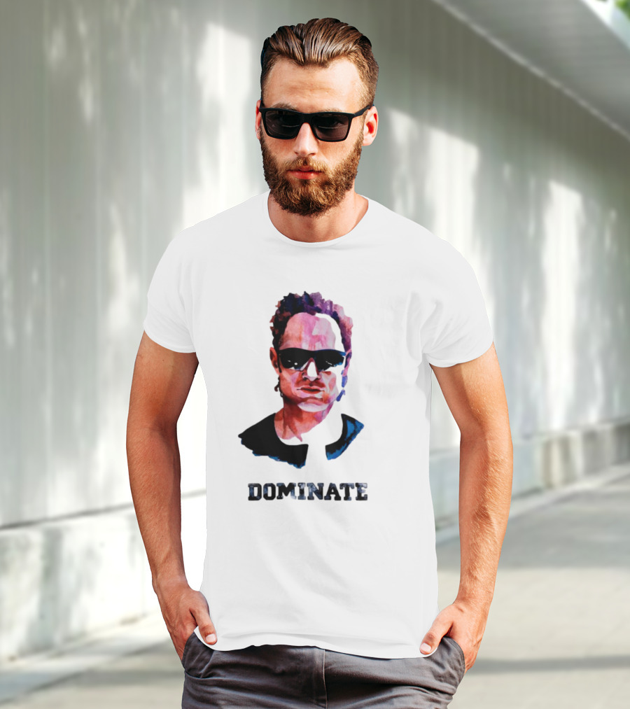 Dominate Win Lose Bold Sunglasses Illustration T-Shirt