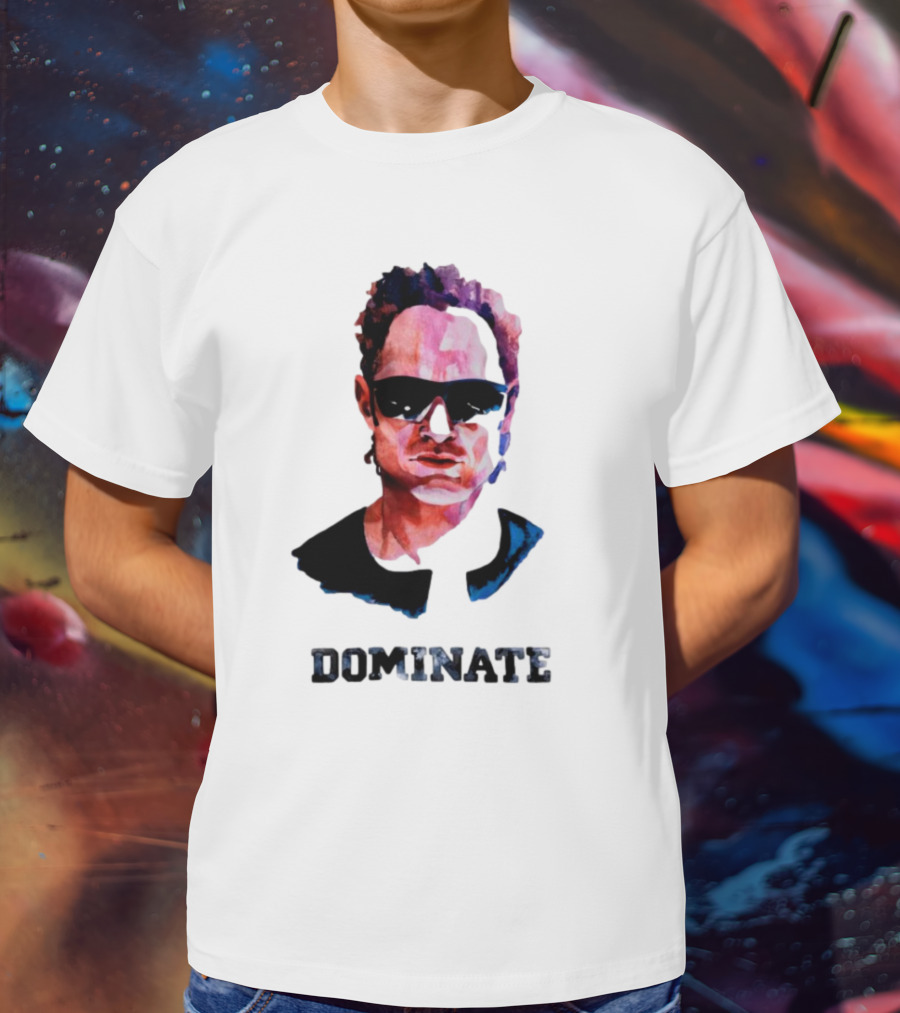 Dominate Win Lose Bold Sunglasses Illustration T-Shirt