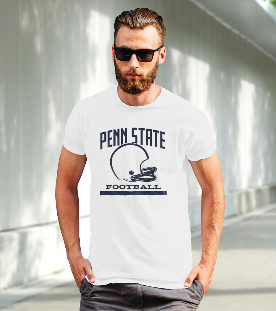 Penn State Football Vintage Helmet Design T-Shirt