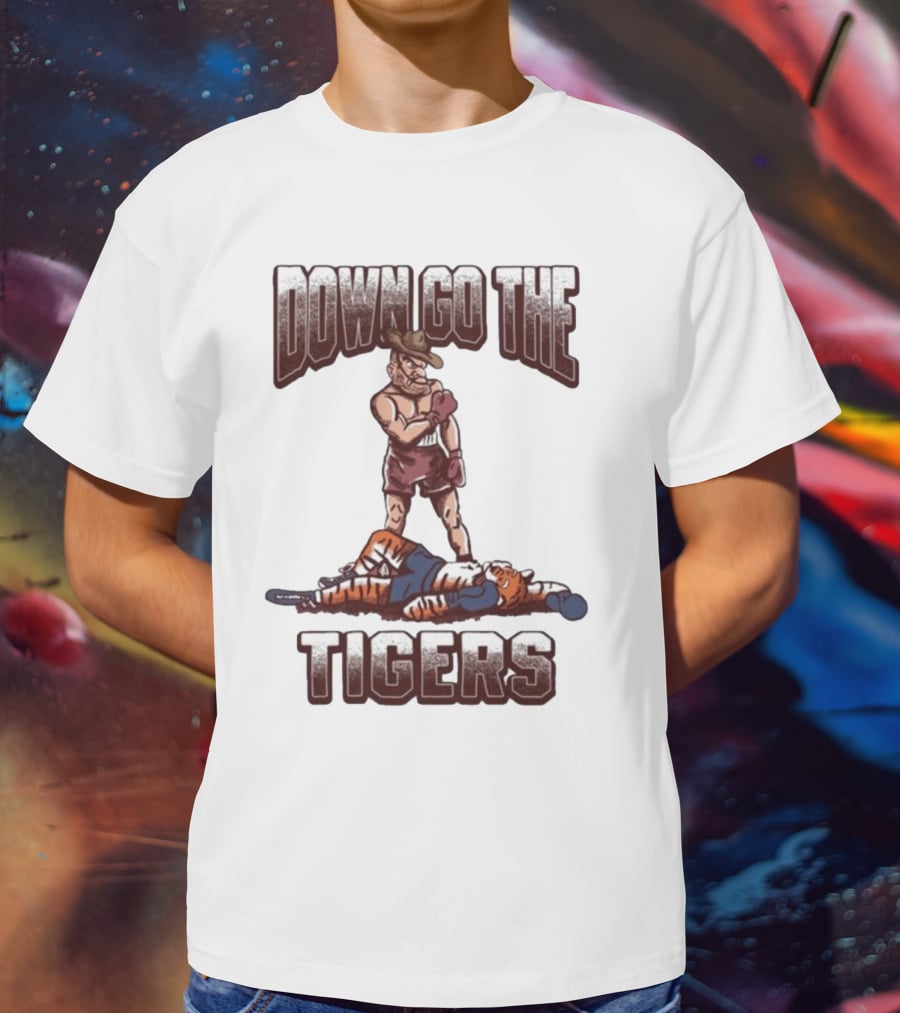 Texas A&M Aggies Down Go The Auburn Tigers 2025 T-Shirt