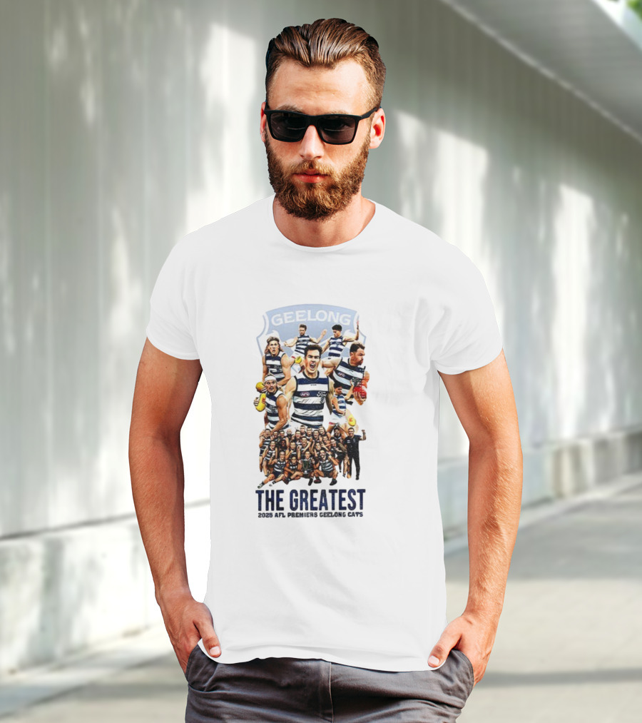 The Greatest Geelong Cats AFL Premiers 2025 Champions T-Shirt