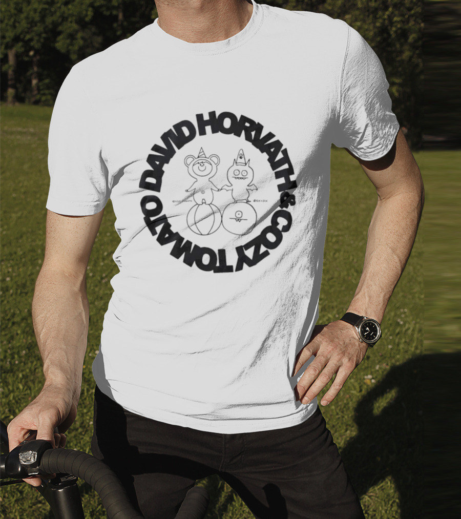 David Horvath Cozy Tomato Bear Tomato Character Design T-Shirt