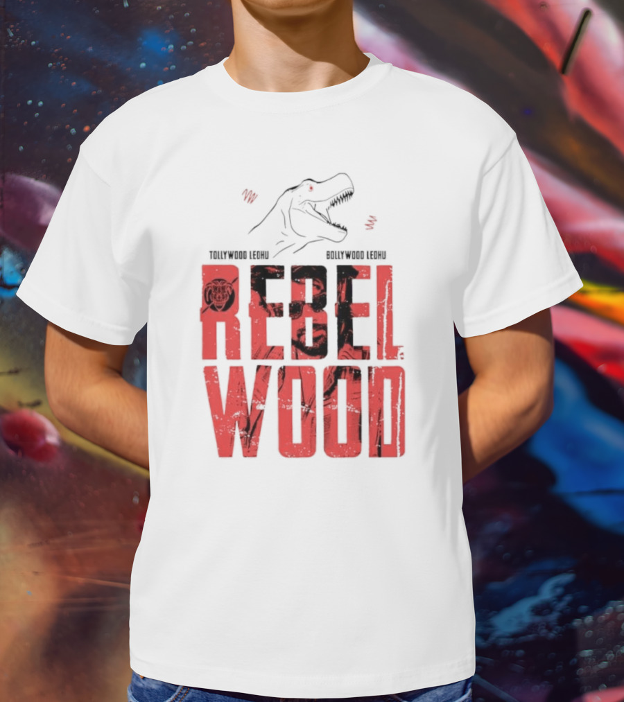 Rebelwood Dinosaur Tollywood Ledhu Bollywood Ledhu T-Shirt