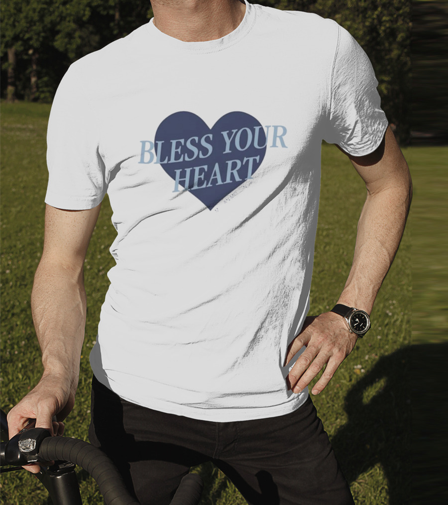 Bless Your Heart Megan Moroney Heart Design T-Shirt