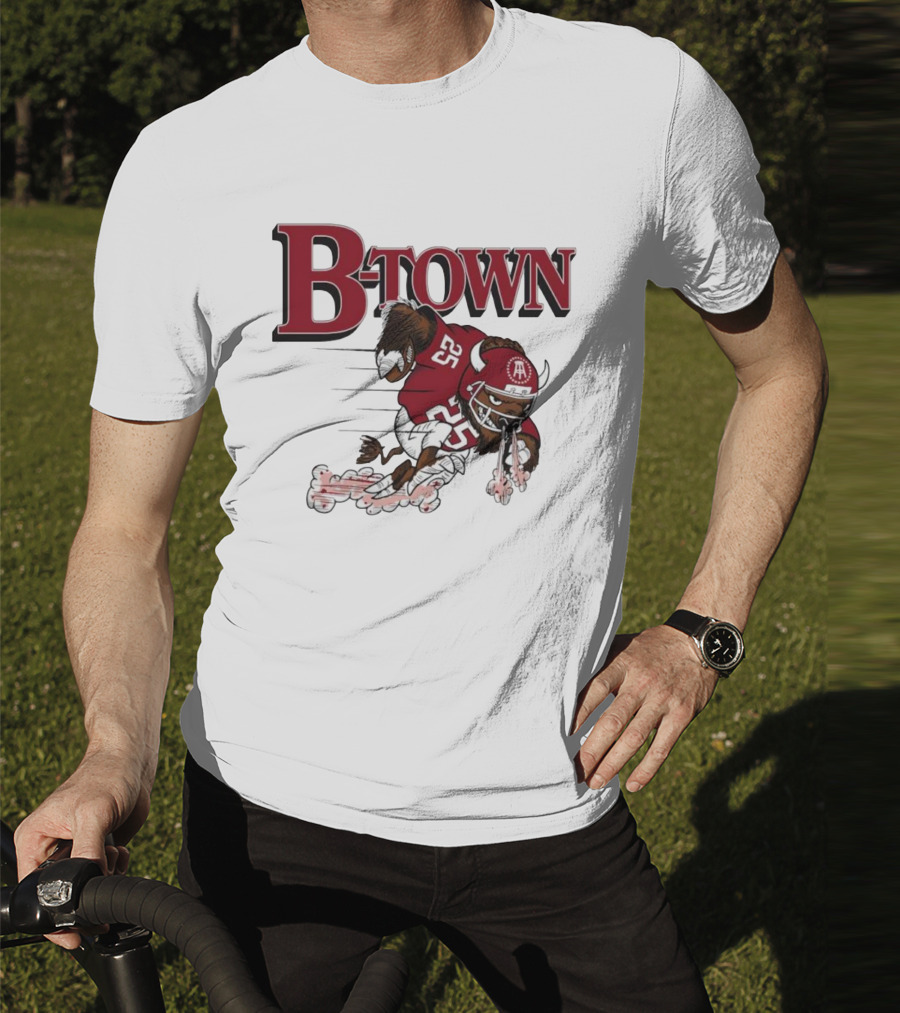 B-Town Bison Football Indiana Sooners 25 T-Shirt