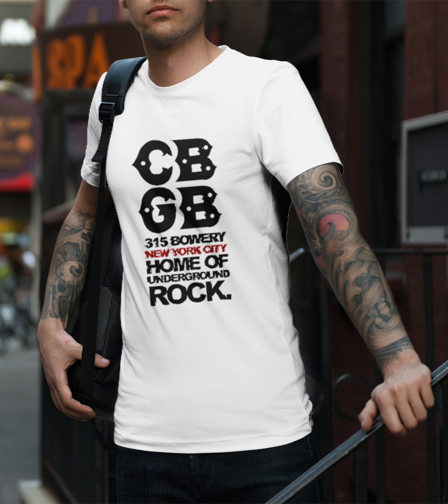 CBGB Festival 1973 New York City 315 Bowery Underground Rock T-Shirt