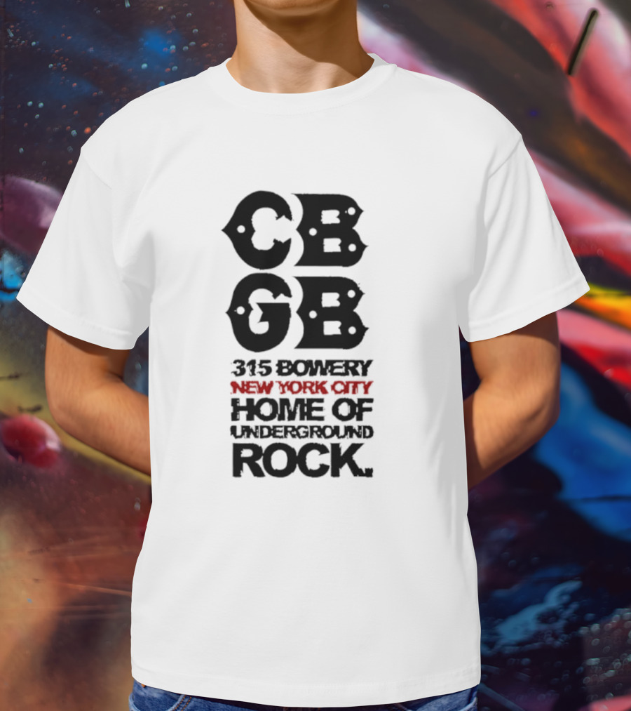CBGB Festival 1973 New York City 315 Bowery Underground Rock T-Shirt