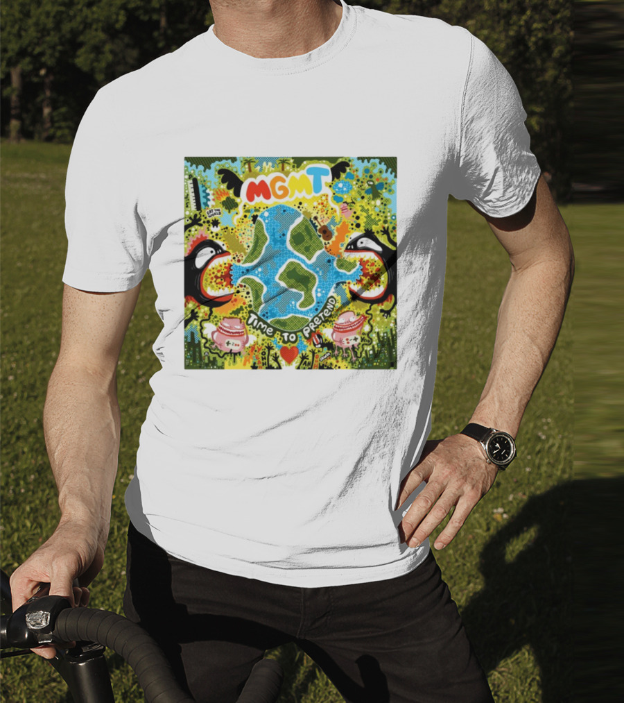 MGMT Time To Pretend EP Colorful Nature Fantasy Album Art T-Shirt