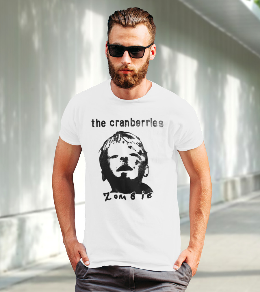 The Cranberries Zombie Kid Face Drawing T-Shirt