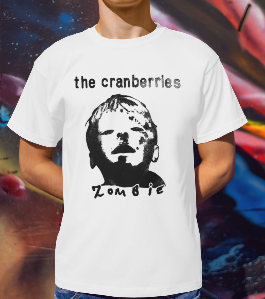 The Cranberries Zombie Kid Face Drawing T-Shirt