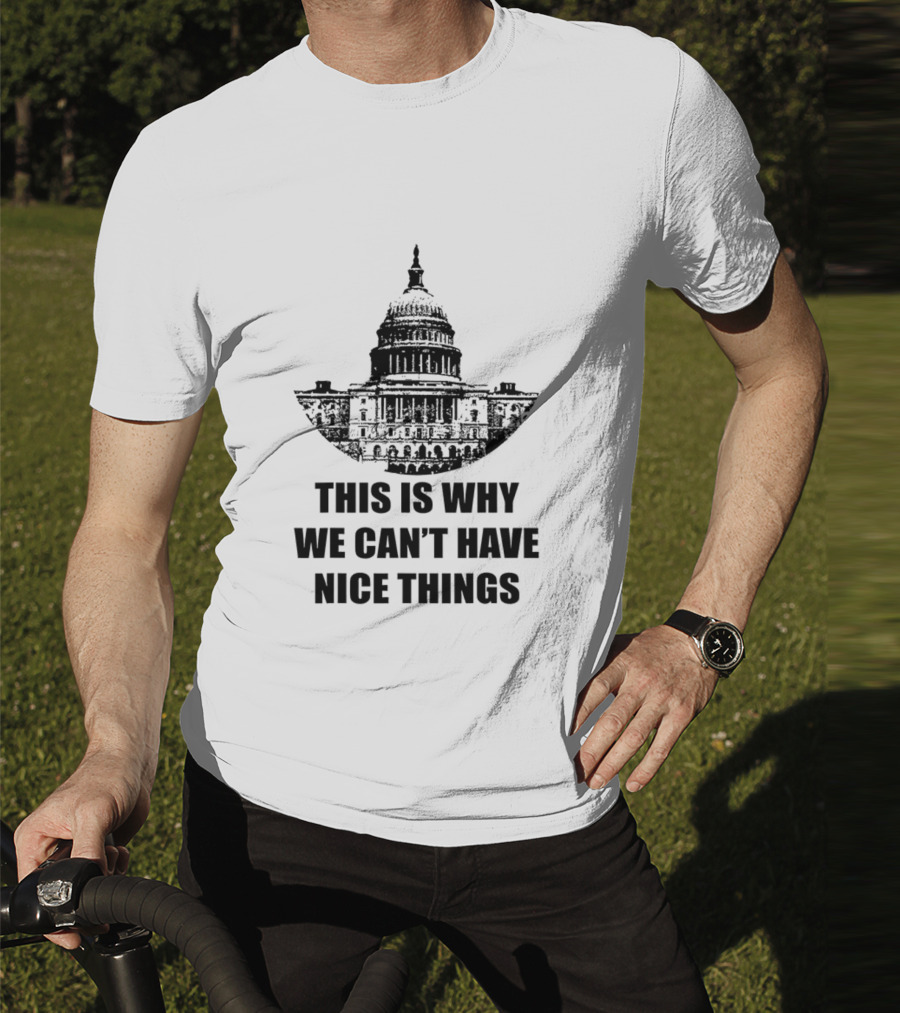 This Is Why We Can’t Have Nice Things Resist Corrupt Society Rebellion T-Shirt