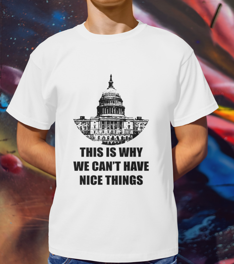 This Is Why We Can’t Have Nice Things Resist Corrupt Society Rebellion T-Shirt