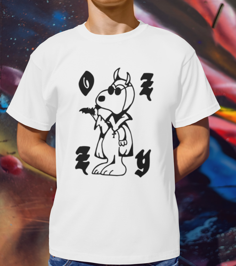 Chinacat Ozzy Featuring Skeleton And Roses T-Shirt