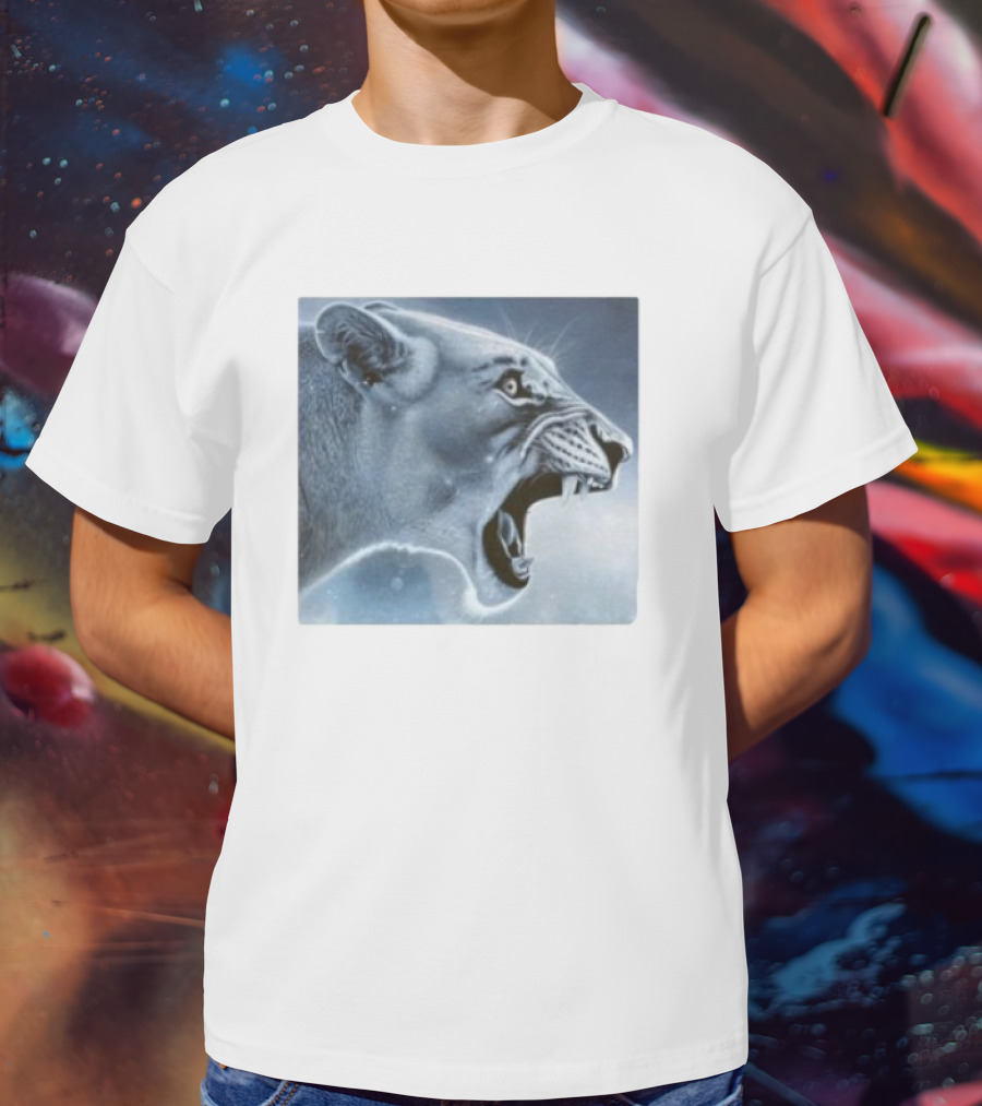 Lion Rage Intense Roar Fierce Expression T-Shirt