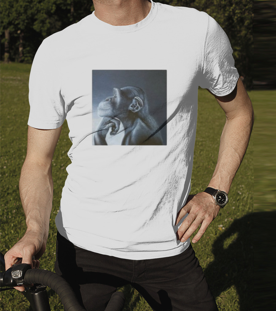 Monkey Rage Thoughtful Pose T-Shirt