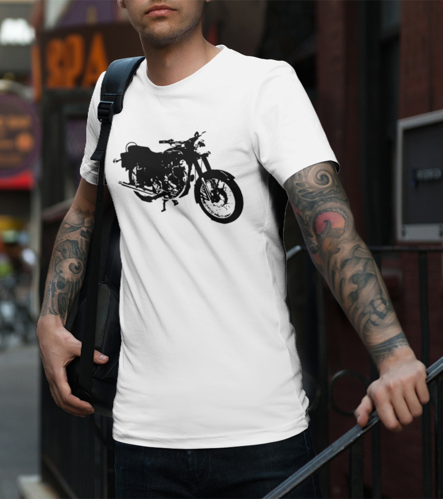 Bacon Hair Riding Motorcycle Fun Adventure T-Shirt