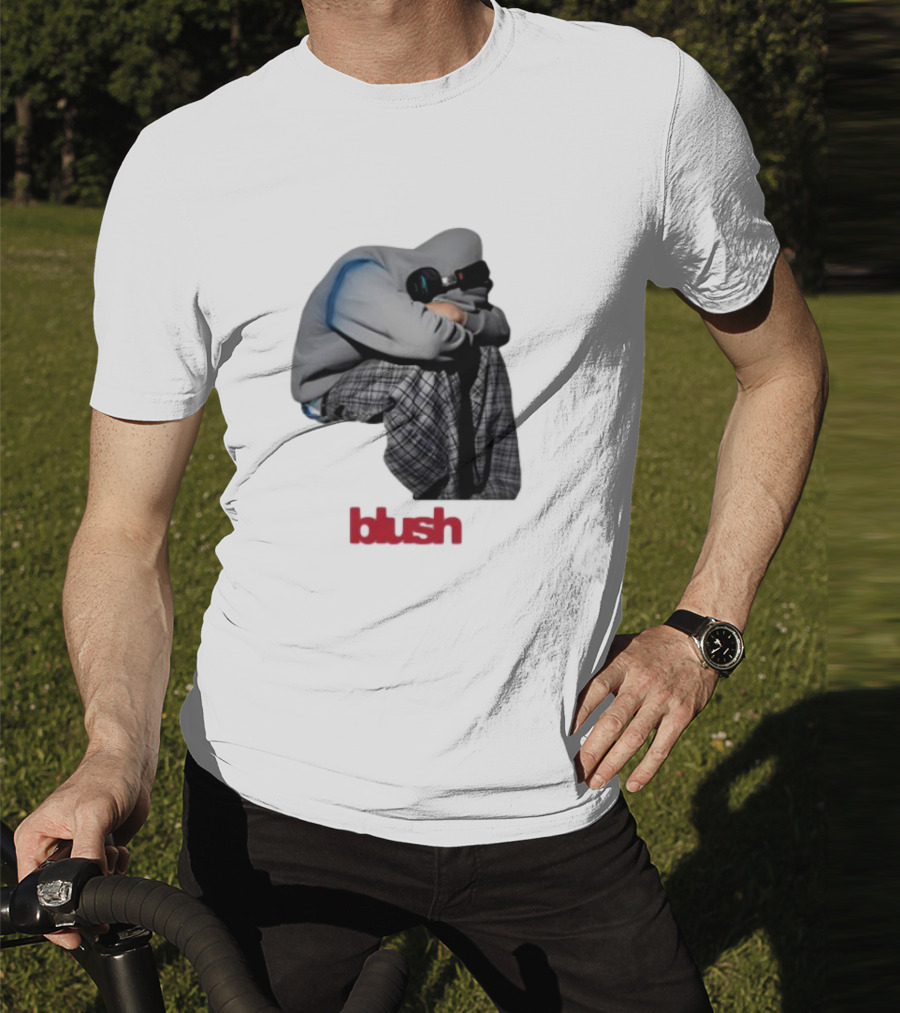 Blush Headphones Plaid Pants Mood T-Shirt