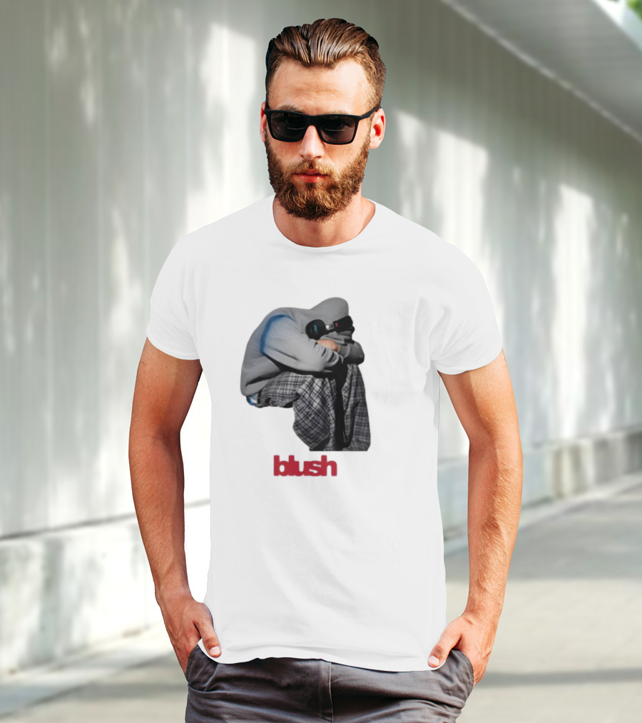 Blush Headphones Plaid Pants Mood T-Shirt