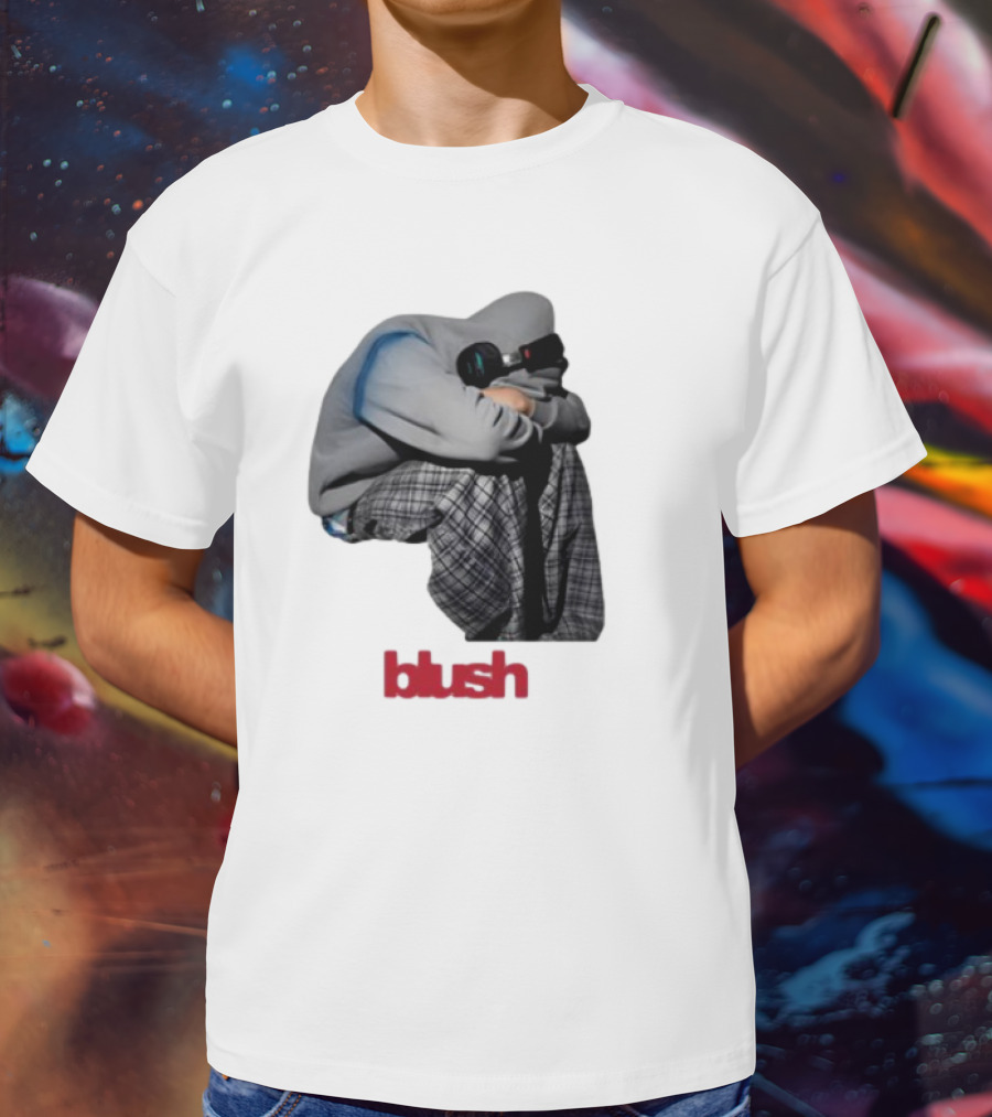 Blush Headphones Plaid Pants Mood T-Shirt