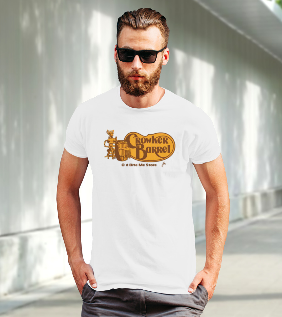 Crowker Barrel The Old Bite Me Store T-Shirt