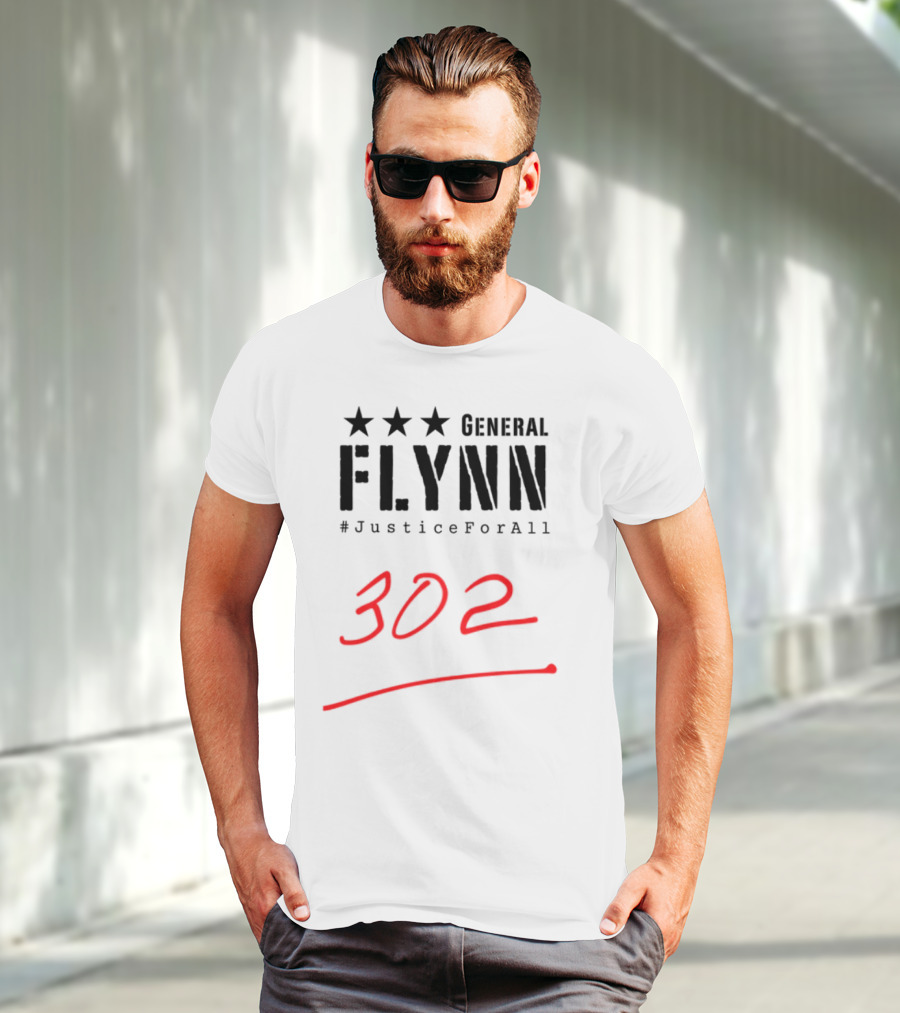 General Flynn Justice For All 302 Signature T-Shirt