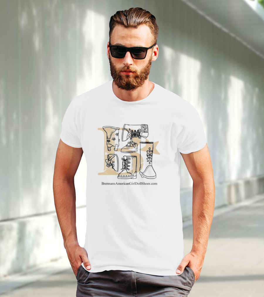 Brennan American Girl Doll Illustration Dot Com T-Shirt