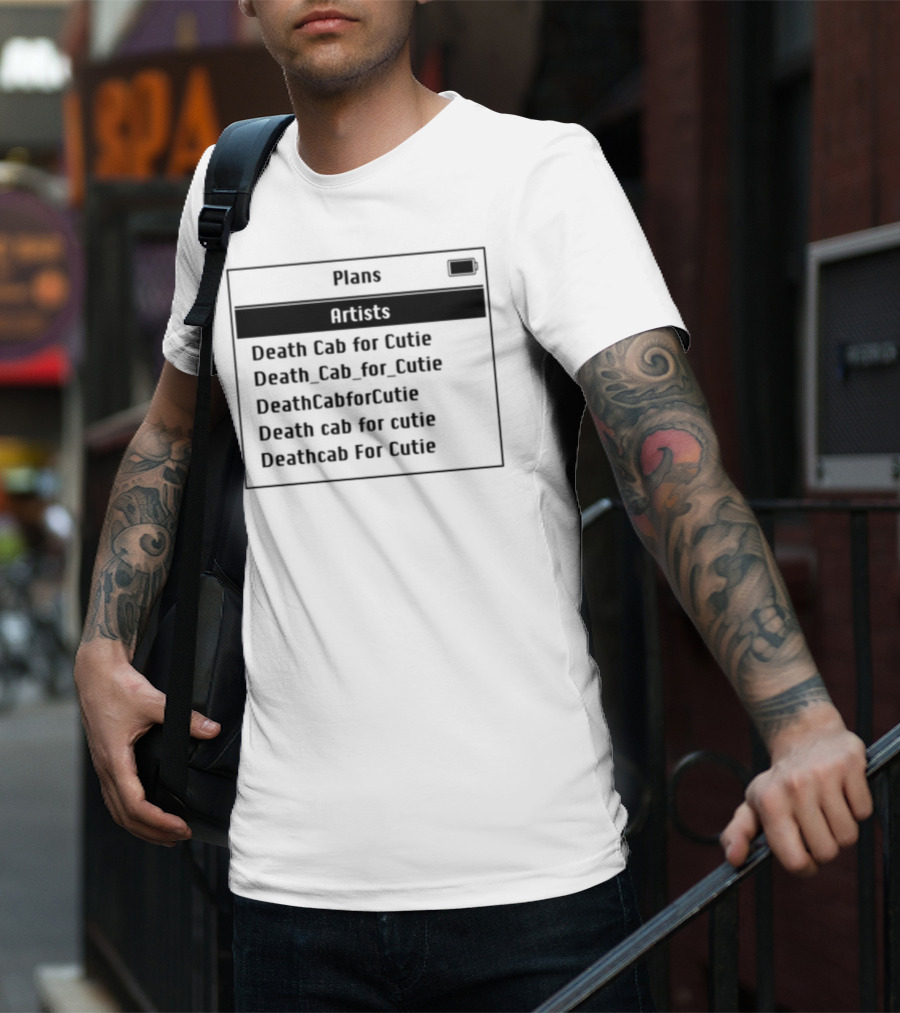 Plans Artists Death Cab For Cutie Coffee Cup T-Shirt