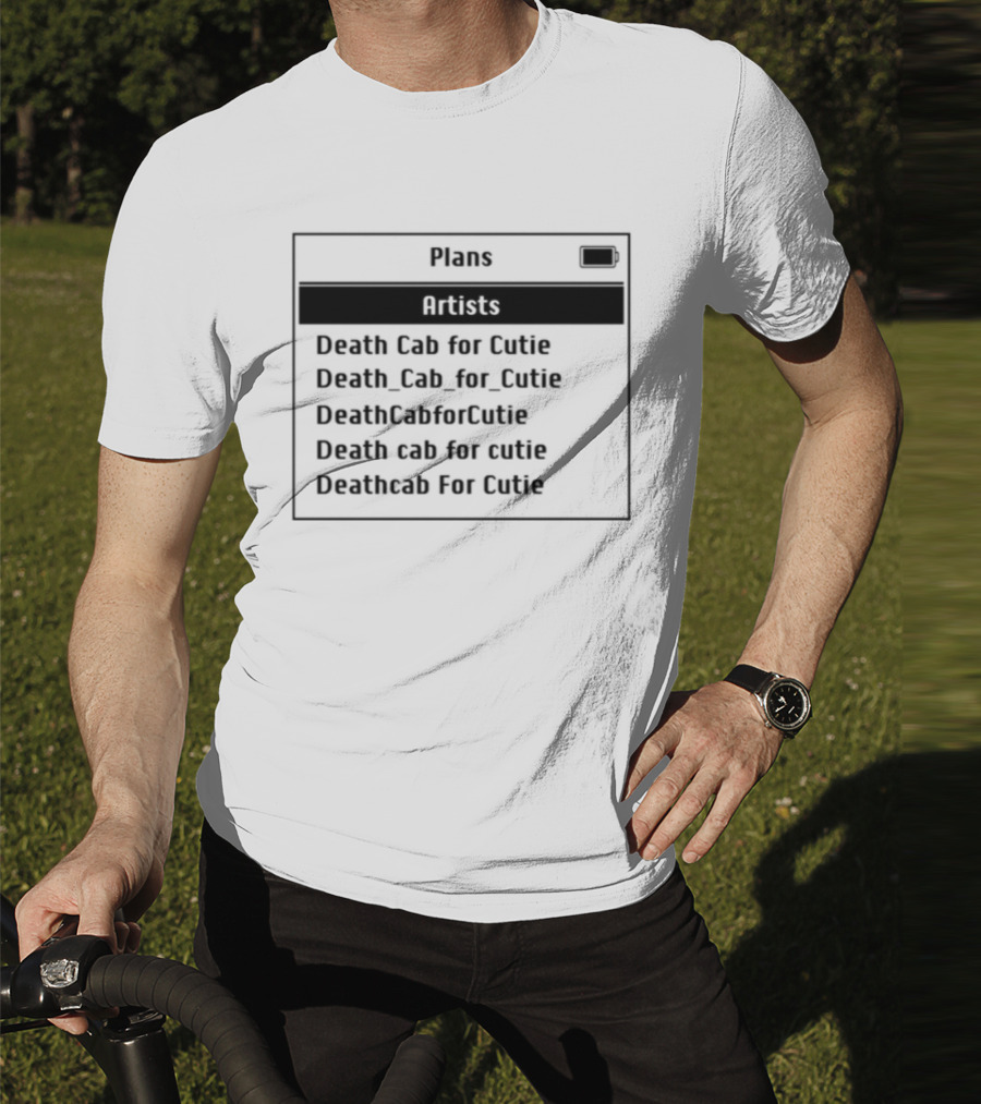 Plans Artists Death Cab For Cutie Coffee Cup T-Shirt