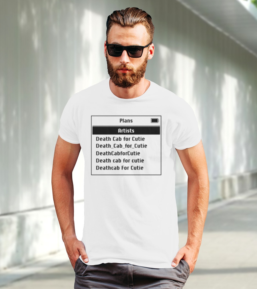 Plans Artists Death Cab For Cutie Coffee Cup T-Shirt