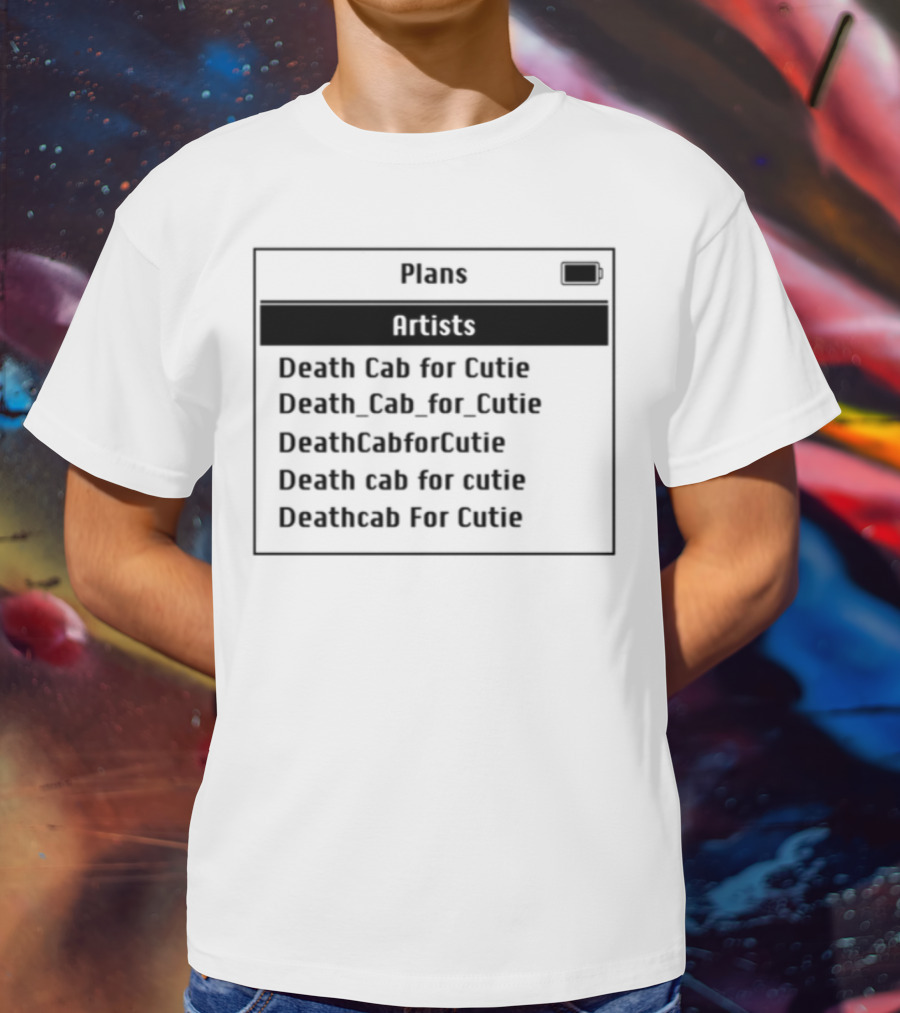 Plans Artists Death Cab For Cutie Coffee Cup T-Shirt