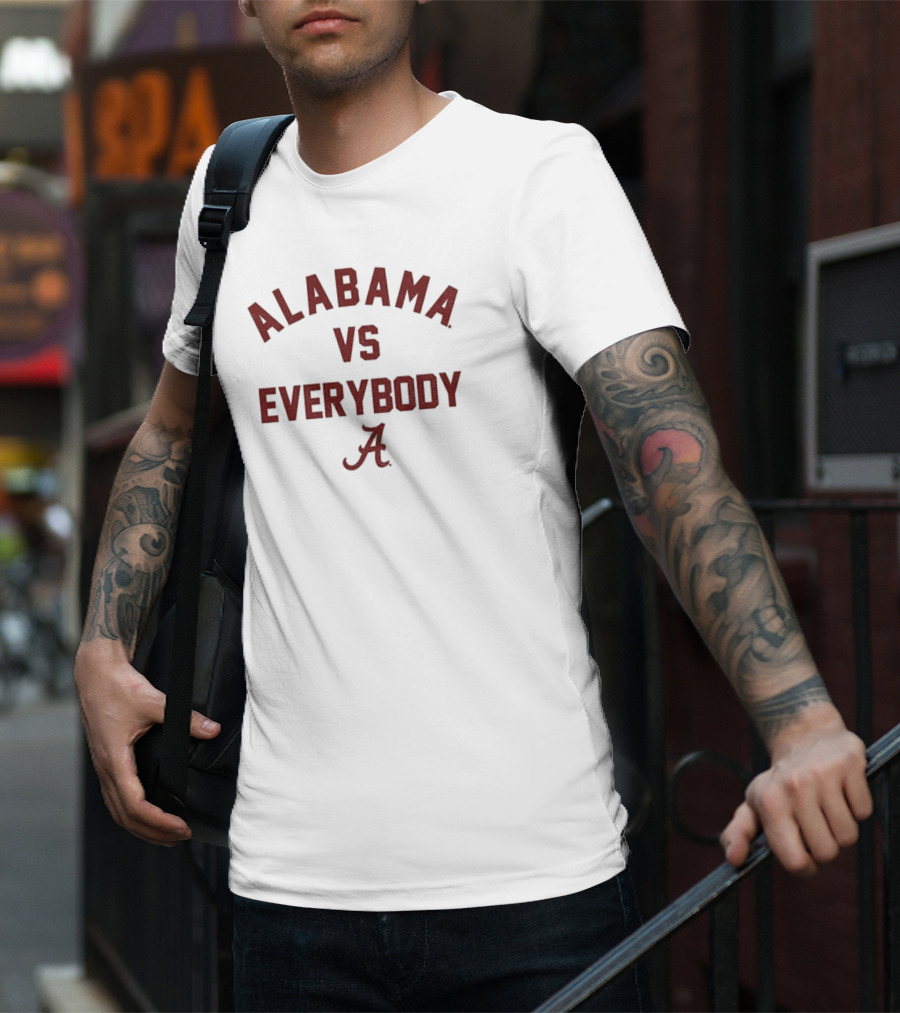 Alabama Crimson Tide Football Alabama Vs Everybody 2025 T-Shirt