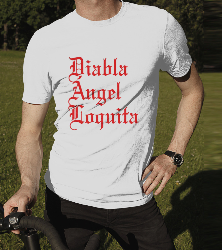 Bad Bunny Diabla Angel Loquita Valentine's Day T-Shirt