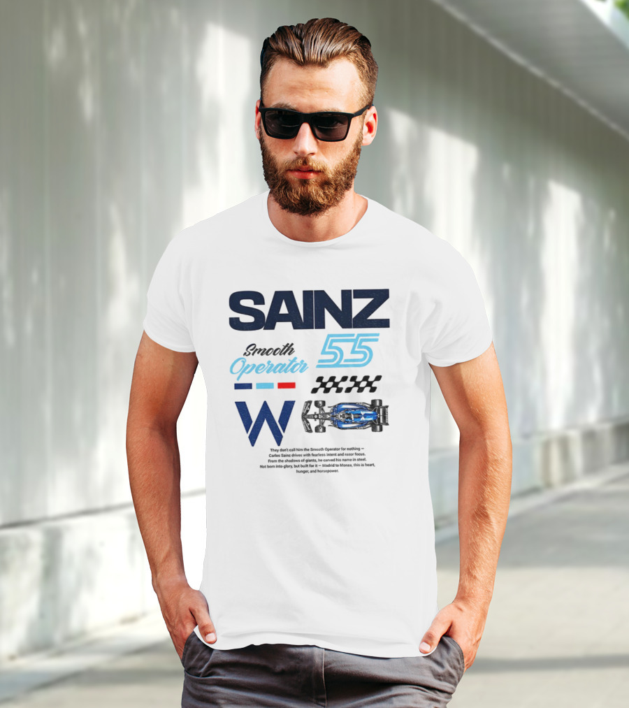 Sainz Operator 55 Williams Racing Smooth Operator T-Shirt