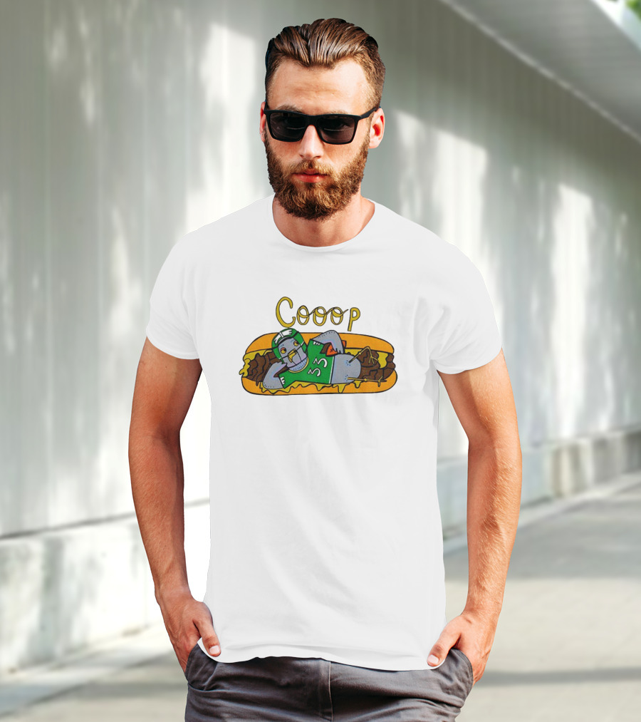Cooop 33 Philadelphia Eagles Funny Hot Dog Meme T-Shirt