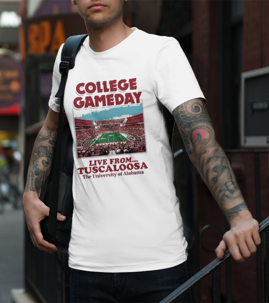 College GameDay Live From Tuscaloosa The University Of Alabama T-Shirt