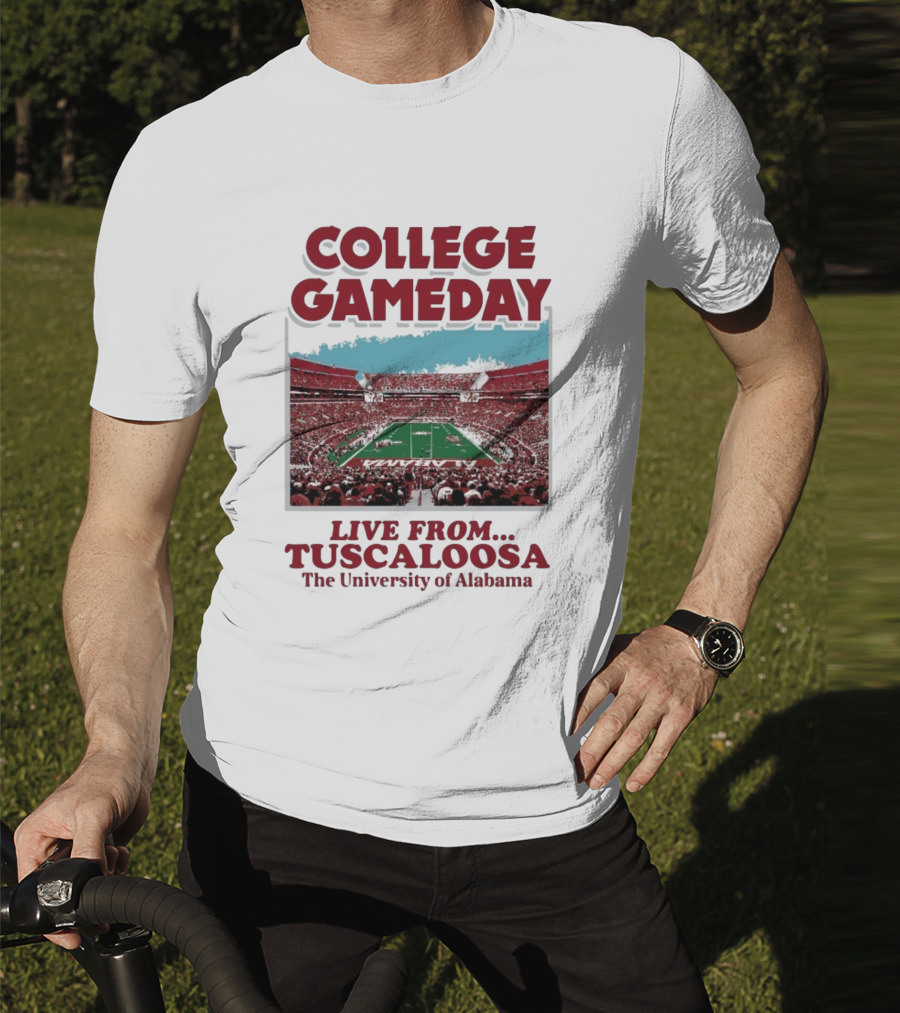 College GameDay Live From Tuscaloosa The University Of Alabama T-Shirt
