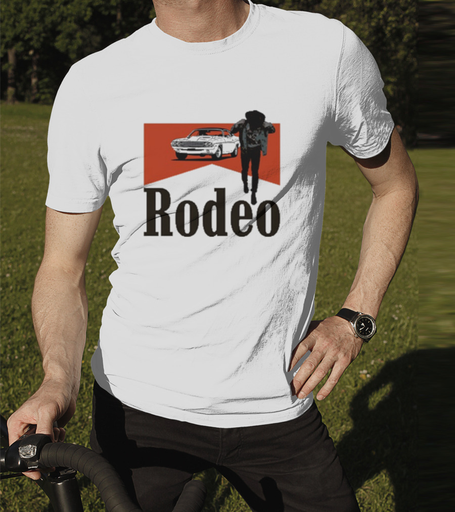 Johnny Stimson Rodeo Car Silhouette T-Shirt