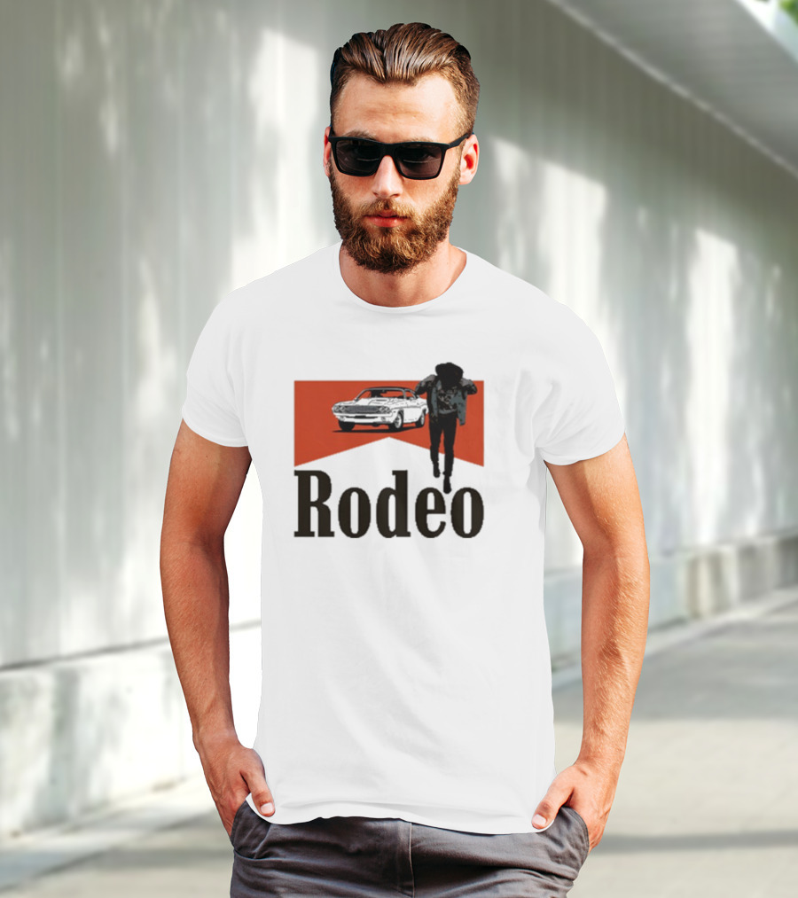 Johnny Stimson Rodeo Car Silhouette T-Shirt