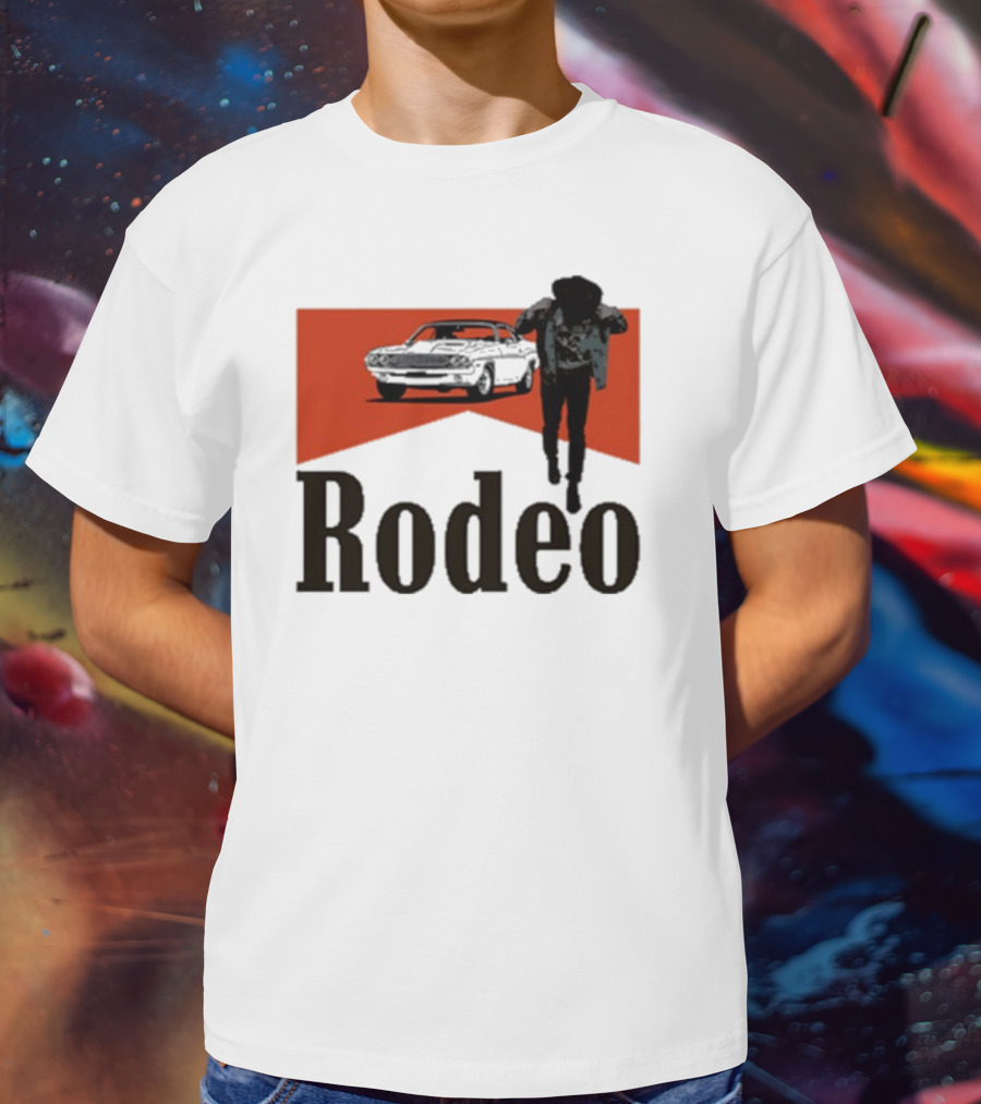 Johnny Stimson Rodeo Car Silhouette T-Shirt