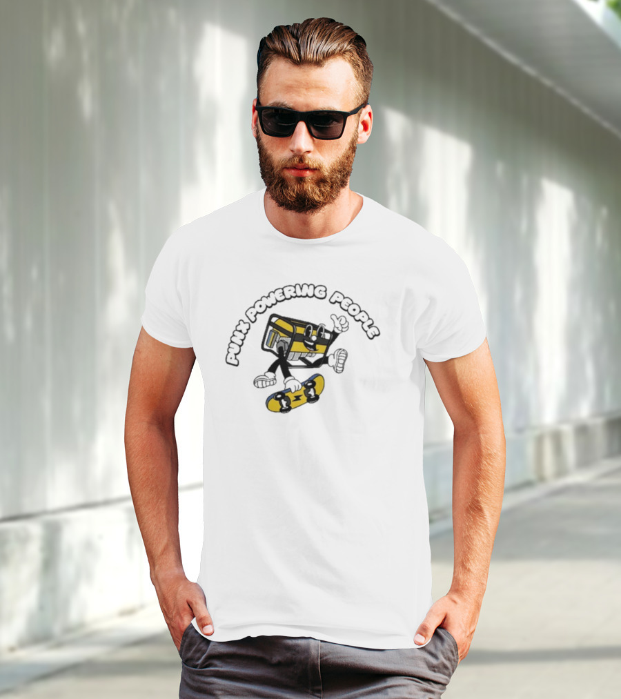 Krang Punx Powering People Skateboarding Adventure T-Shirt