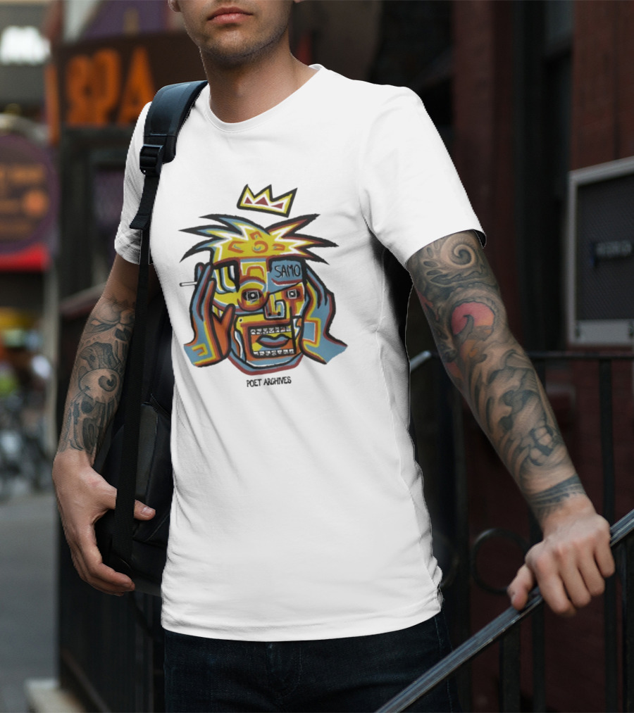 SAMO Crown Poet Archives Street Art Inspired T-Shirt