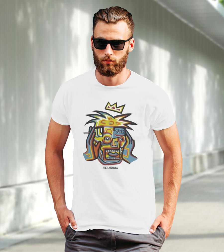 SAMO Crown Poet Archives Street Art Inspired T-Shirt
