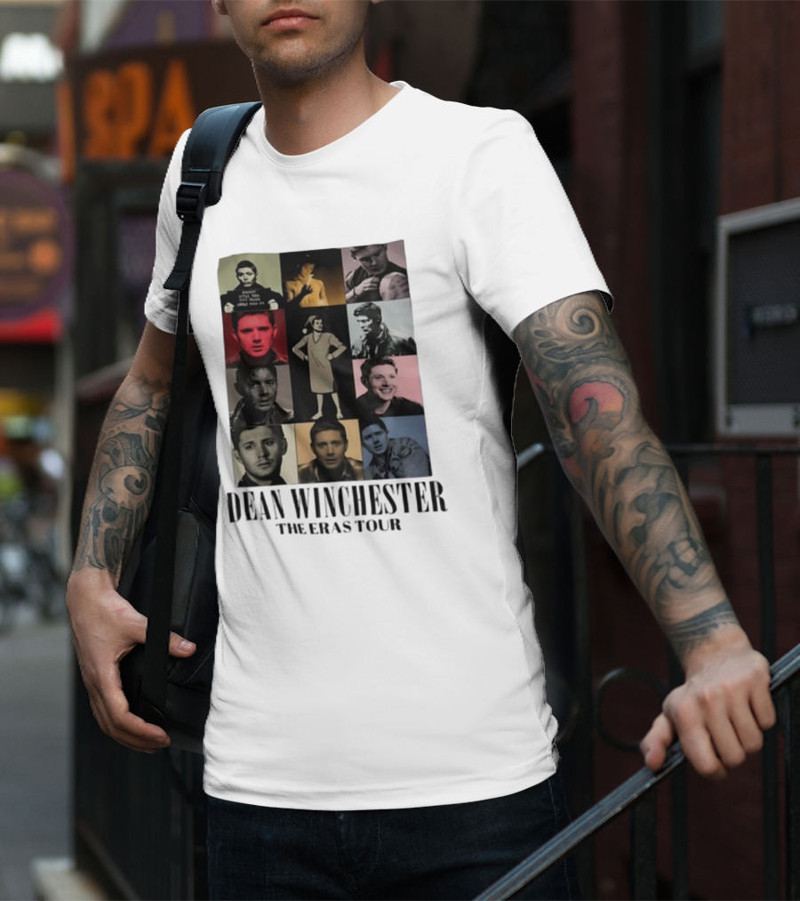 Dean Winchester The Eras Tour Supernatural TV Show T-Shirt