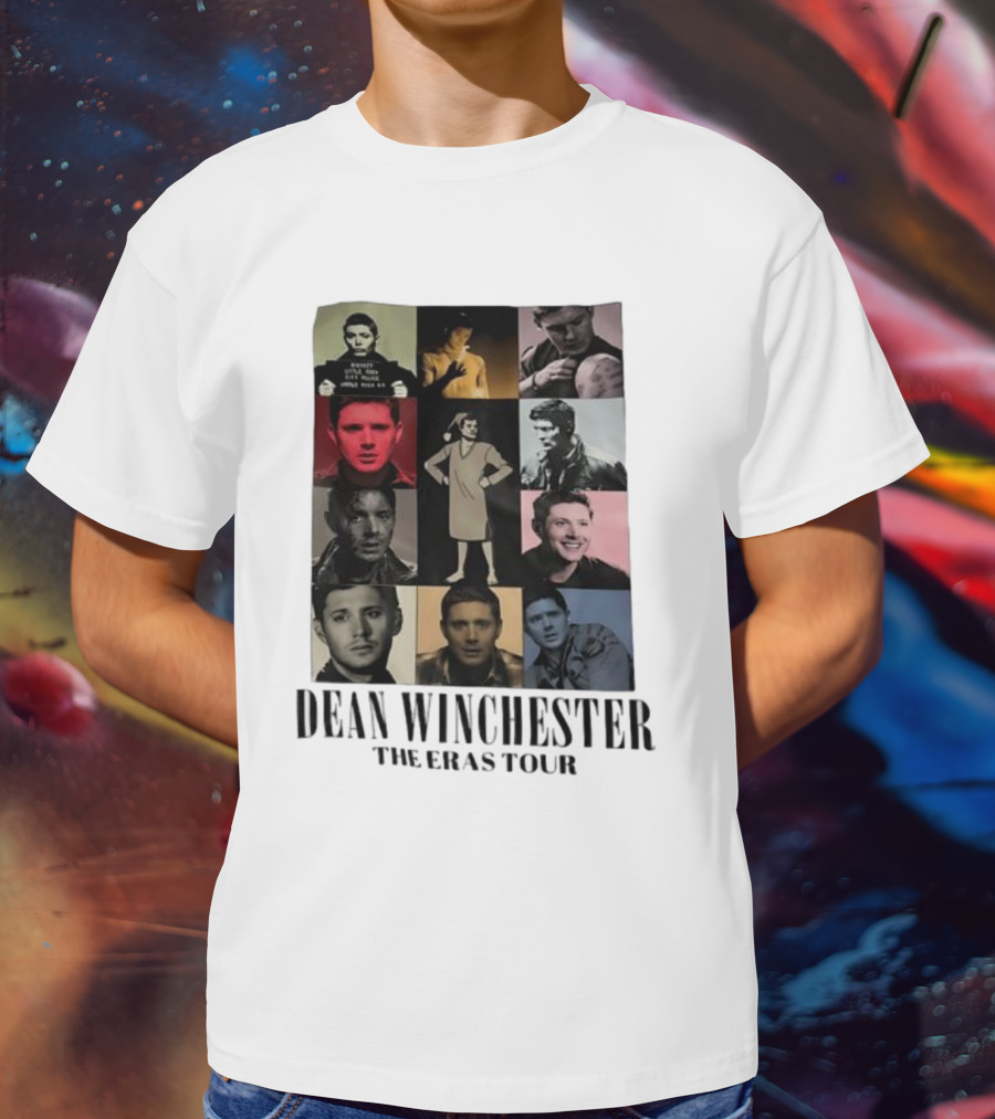 Dean Winchester The Eras Tour Supernatural TV Show T-Shirt