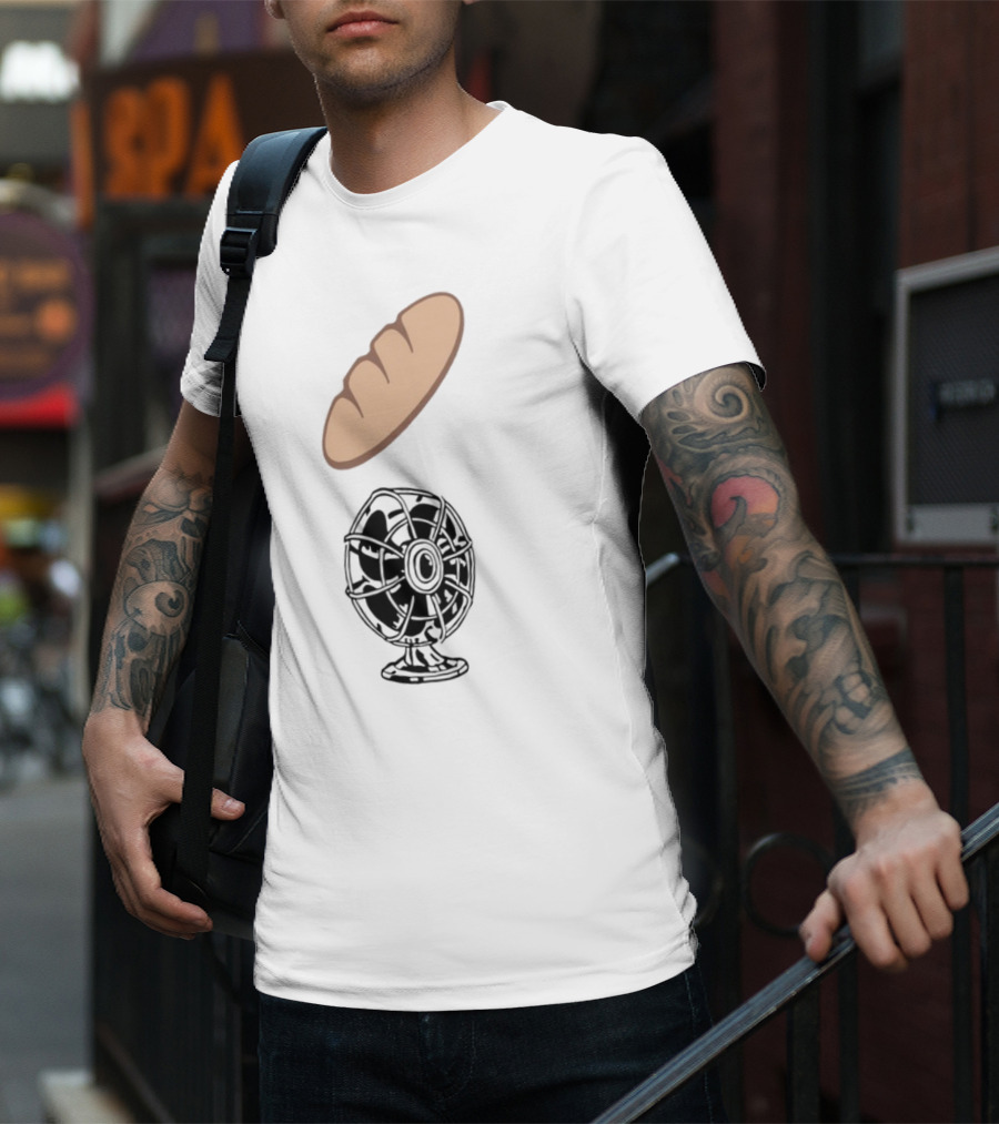 James B. Jones Breadfan Baguette And Fan Icon T-Shirt