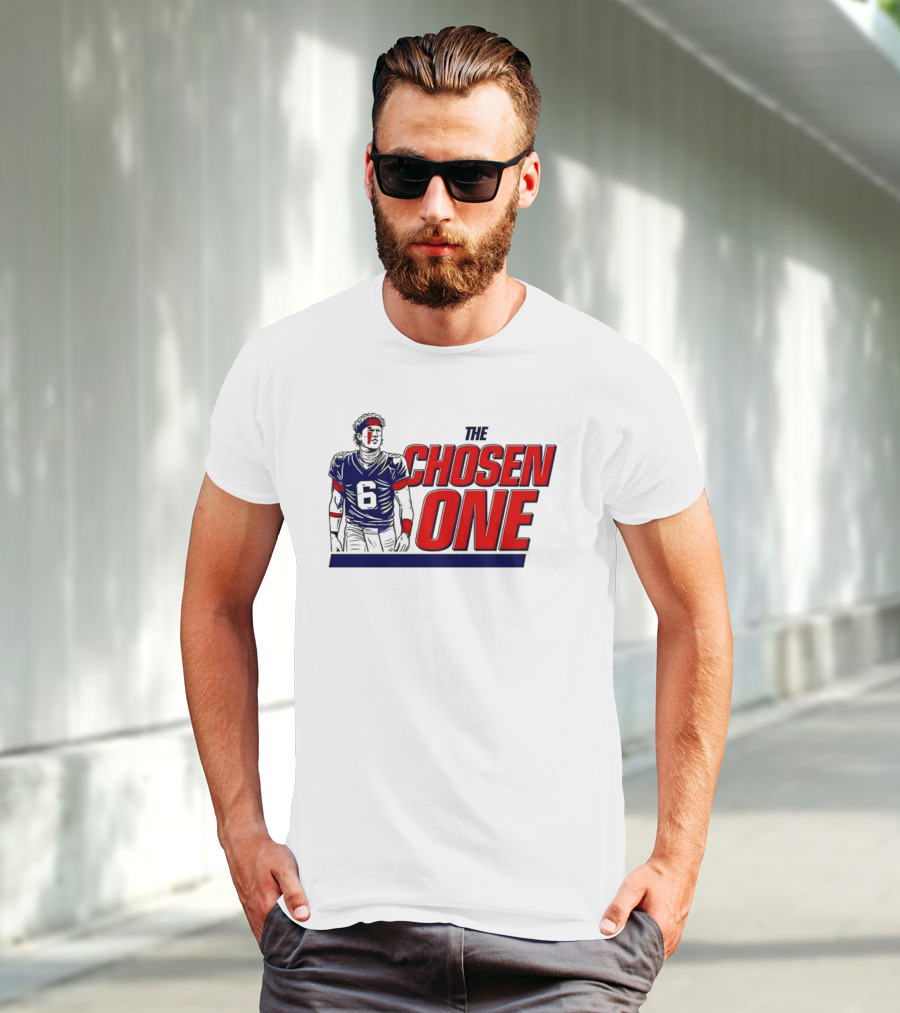 Jaxson Dart New York Giants The Chosen One T-Shirt