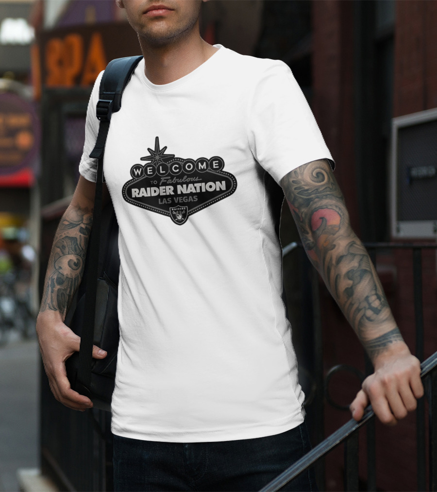 Welcome To Fabulous Raider Nation Las Vegas Raiders NFL Retro T-Shirt