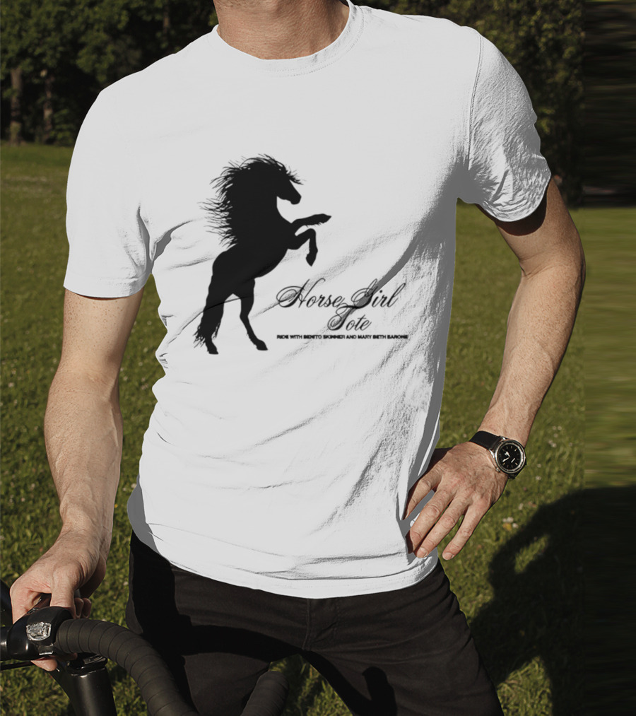 Ride Horse Cowgirl Country Girls Love Cowboys T-Shirt