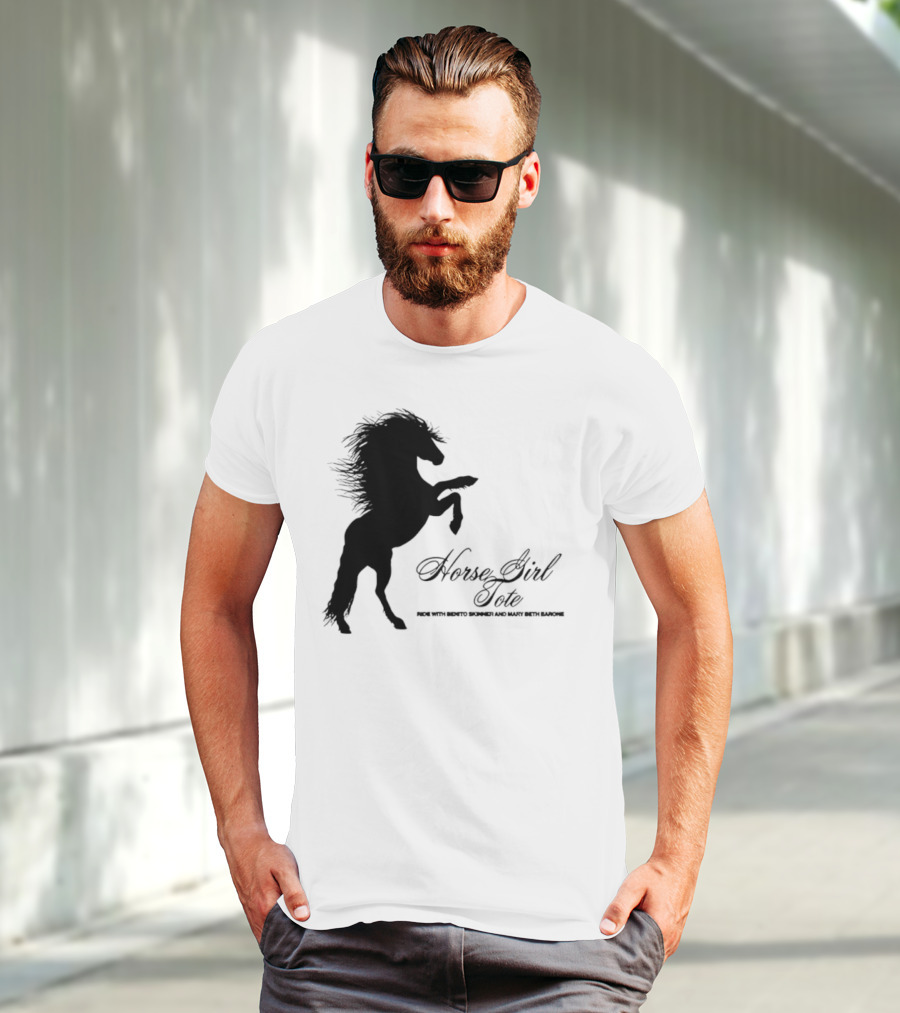 Ride Horse Cowgirl Country Girls Love Cowboys T-Shirt